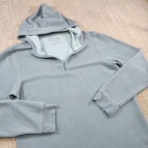 Marine Layer Hoodie Men Medium Weekend Sport Waffle Knit Thermal Performance